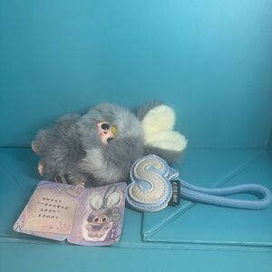 Cureplaneta - Baby Three - Super Mini Bunny Vinyl Plush - Letter S